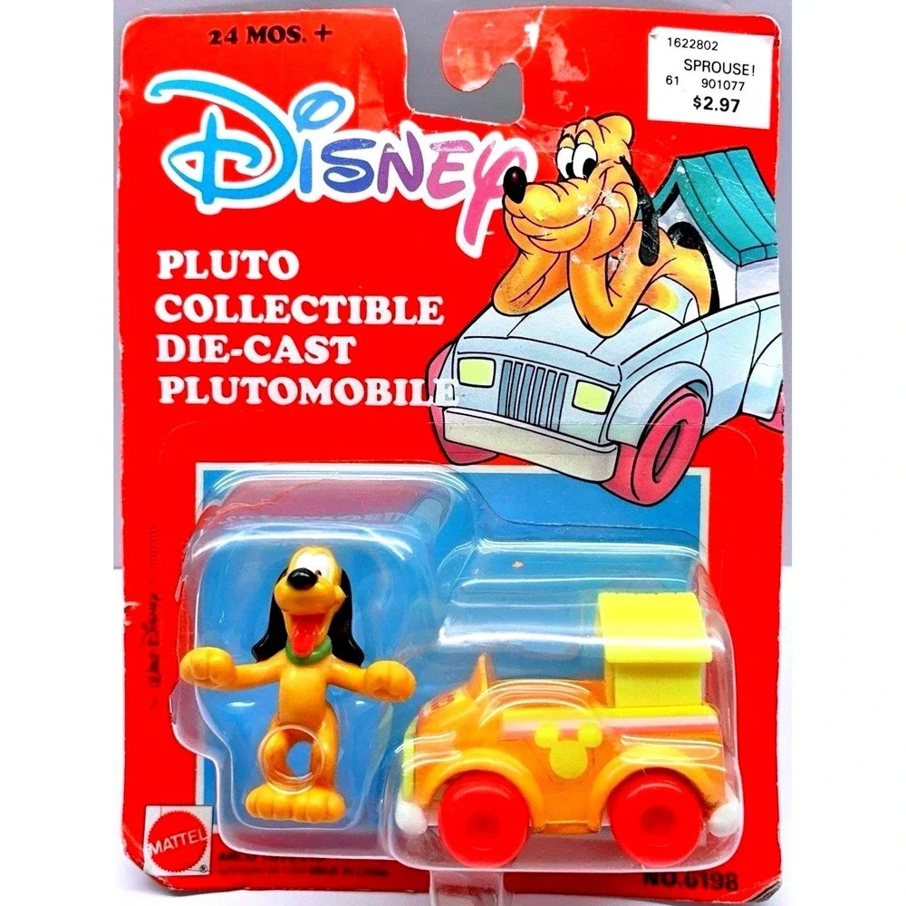 Vintage‎ Disney Pluto Collectible Die-Cast Plutomobile Mattel Arco Toys No. 6198